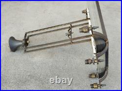 Ancien lustre art deco tiges verres style petitot