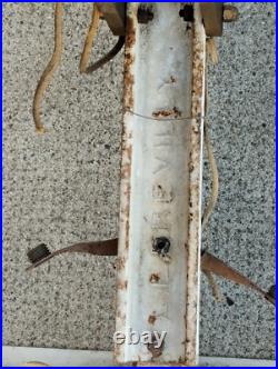 Ancien lustre art deco tiges verres style petitot