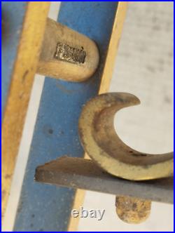 Ancien lustre art deco tiges verres style petitot