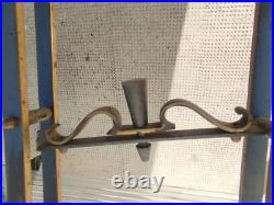 Ancien lustre art deco tiges verres style petitot