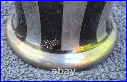 Ancien vase art déco signé HEM Michel Herman