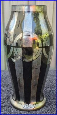 Ancien vase art déco signé HEM Michel Herman