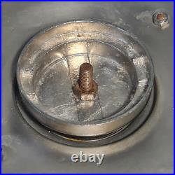 Ancienne Coupe, Centre De Table En Verre & Chrome Art Deco 31,8 CM