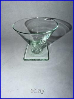 Ancienne coupes verre en cristal Daum Nancy France art deco