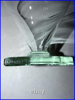 Ancienne coupes verre en cristal Daum Nancy France art deco