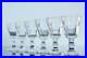 Anciennes 8 Verres Digestif Cristal Taille Cotes Plates Caton St Louis Art Deco