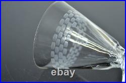 Anciennes Carafe Et Verres En Verre Souffle Taille Legras Art Deco