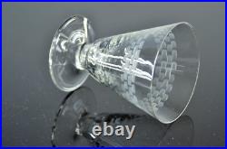 Anciennes Carafe Et Verres En Verre Souffle Taille Legras Art Deco