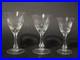 Antique Art Déco Élégant Service 18 Verres En Verre Taillé