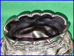 Antiquite Verrerie Art Deco Pate De Verre Violine Loetz Haut 13 CM Long 19 Cms