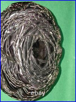 Antiquite Verrerie Art Deco Pate De Verre Violine Loetz Haut 13 CM Long 19 Cms