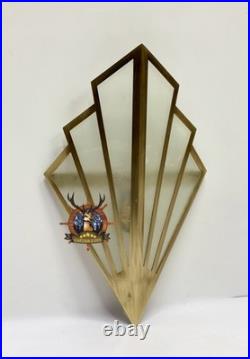 Applique murale art déco verre dépoli laiton élégance intemporelle luminaire