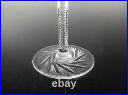 Art Deco 1 Verre A Vin Roemer En Cristal Couleur Vert Claire Taille Baccarat