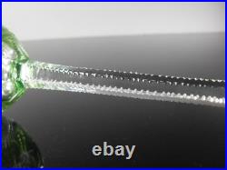 Art Deco 1 Verre A Vin Roemer En Cristal Couleur Vert Claire Taille Baccarat