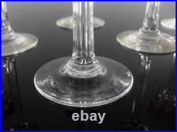 Art Deco 6 Verres Liqueur Cristal Double Couleurs Taille Malmaison Baccarat