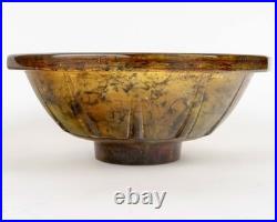 Art Deco Coupe Bol François Émile Decorchemont Pâte de Verre Glass Bowl