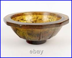 Art Deco Coupe Bol François Émile Decorchemont Pâte de Verre Glass Bowl