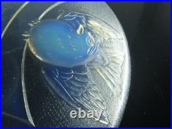 Art Déco Era Sabino Etling Grand Coupe Verre Moule Opalescent France Ezan Signe