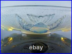 Art Déco Era Sabino Etling Grand Coupe Verre Moule Opalescent France Ezan Signe