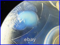 Art Déco Era Sabino Etling Grand Coupe Verre Moule Opalescent France Ezan Signe
