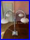 Art Deco Exceptionnelle Lampe Ou Lustre Chrome Verre Modernisme 1930 France