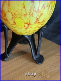 Art Déco Pâte de verre Vase vide poche Inspiration Schneider 1920