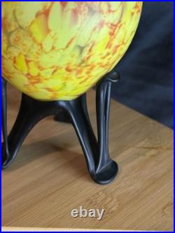 Art Déco Pâte de verre Vase vide poche Inspiration Schneider 1920