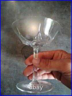 Art Déco Service 25 Verres Cristal Taillé, St Louis Baccarat