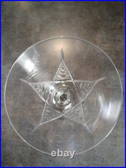 Art Déco Service 25 Verres Cristal Taillé, St Louis Baccarat