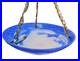 Art Deco Suspension Vasque Pate De Verre Bleue Lavande Signee Noverdy France
