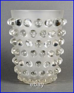 Art Deco Vase Mossi Verre Blanc René Lalique R. Lalique Glass