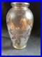 Art Deco Vase Signed ADAT -Master Glassmaker Frosted Glass Gold Butterflies