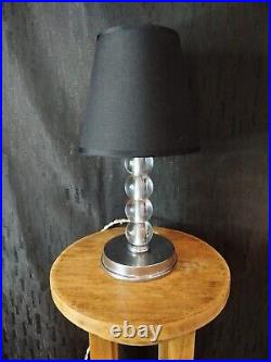 Art XXè Art Moderniste Lampe moderniste Art Déco Boule verre Adnet DLG