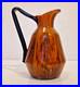 Art déco Charles Schneider Pichet décoratif en verre marmoréen ambre 1930