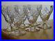 BACCARAT 6 ANCIENS VERRES A APERITIF EN CRISTAL ART DECO 8,2 cm MODELE TIMGAD