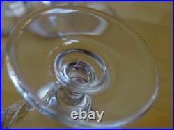 BACCARAT 6 ANCIENS VERRES A APERITIF EN CRISTAL ART DECO 8,2 cm MODELE TIMGAD