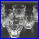 BACCARAT 6 VERRES GOBELETS VIN BLANC EN CRISTAL Modèle TALLEYRAND Art Déco lot1