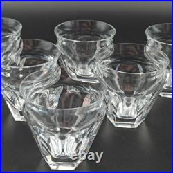 BACCARAT 6 VERRES GOBELETS VIN BLANC EN CRISTAL Modèle TALLEYRAND Art Déco lot1
