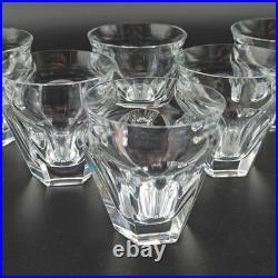 BACCARAT 6 VERRES GOBELETS VIN BLANC EN CRISTAL Modèle TALLEYRAND Art Déco lot1