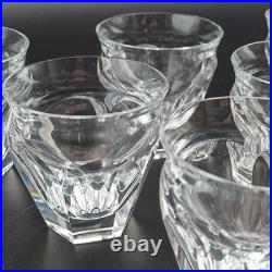 BACCARAT 6 VERRES GOBELETS VIN BLANC EN CRISTAL Modèle TALLEYRAND Art Déco lot1