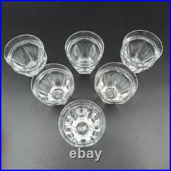 BACCARAT 6 VERRES GOBELETS VIN BLANC EN CRISTAL Modèle TALLEYRAND Art Déco lot2