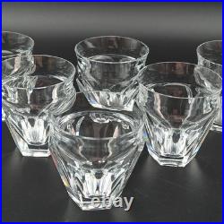 BACCARAT 6 VERRES GOBELETS VIN ROUGE EN CRISTAL Modèle TALLEYRAND Art Déco lot1