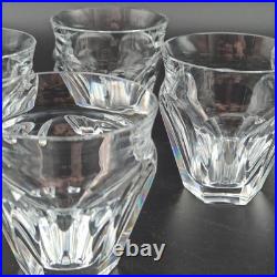 BACCARAT 6 VERRES GOBELETS VIN ROUGE EN CRISTAL Modèle TALLEYRAND Art Déco lot1