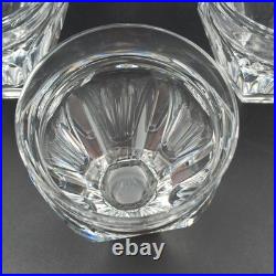 BACCARAT 6 VERRES GOBELETS VIN ROUGE EN CRISTAL Modèle TALLEYRAND Art Déco lot1