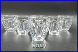 BACCARAT 6 VERRES GOBELETS VIN ROUGE EN CRISTAL Modèle TALLEYRAND Art Déco lot2