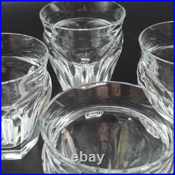 BACCARAT 6 VERRES GOBELETS VIN ROUGE EN CRISTAL Modèle TALLEYRAND Art Déco lot2