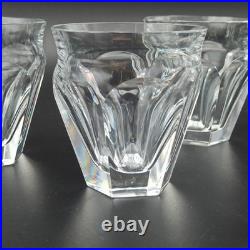 BACCARAT 6 VERRES GOBELETS VIN ROUGE EN CRISTAL Modèle TALLEYRAND Art Déco lot2