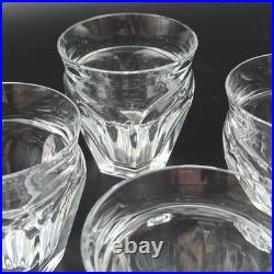 BACCARAT 6 VERRES GOBELETS VIN ROUGE EN CRISTAL Modèle TALLEYRAND Art Déco lot2