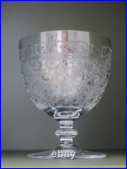 BACCARAT Superbe Verre à vin Art Deco Modèle ROHAN Cristal 10cm Dispo 4x