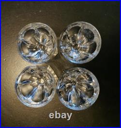 Baccarat Bourbon 4 Verres A Vin Blanc 91 mm Art Deco Modele Bourbon